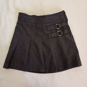 FRENCH TOAST Uniform Pleated Skirt For Girl Size 6 Color Gray
